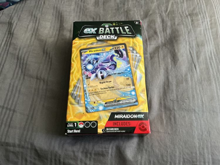 Pokémon Ex Battle Deck Miraidon Gx Card Game product image