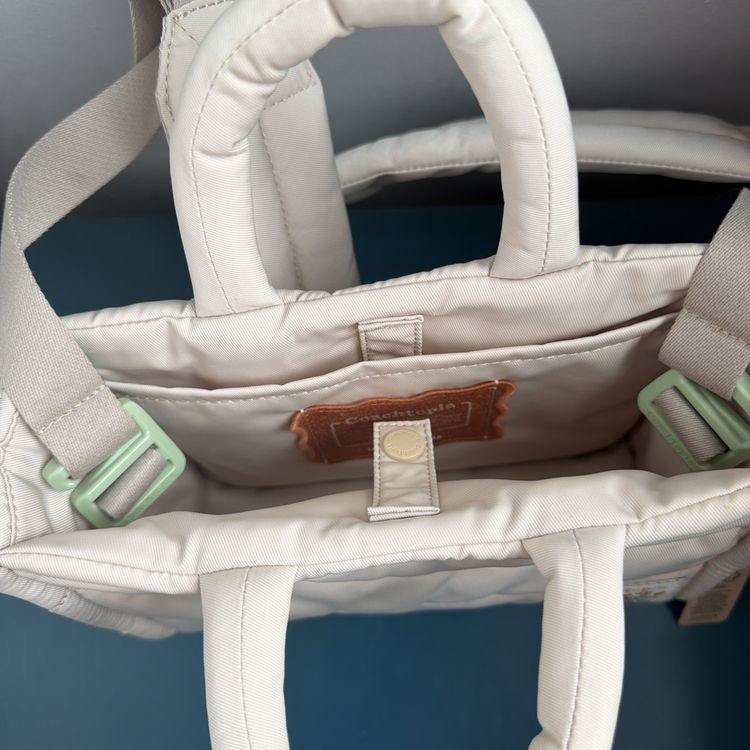 Coach Coachtopia Loop Mini Tote Beige BNWT imagen 5