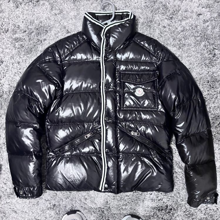 Size 1 (S 21") Moncler BRANSON Black Puffer Jacket
