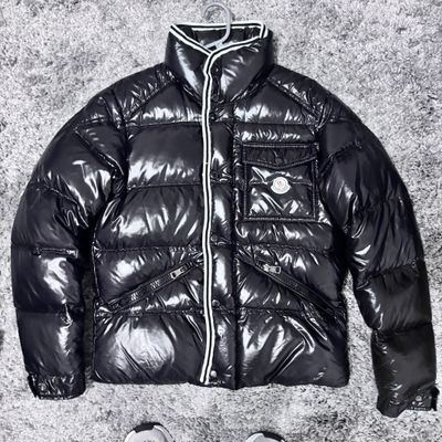 Size 1 (S 21") Moncler BRANSON Black Puffer Jacket