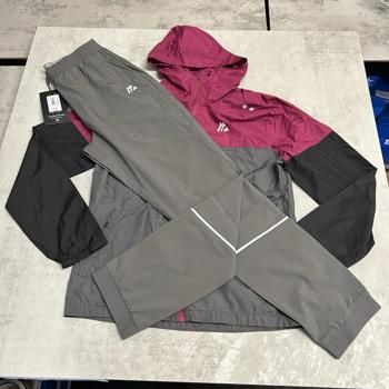 31. boys large age 13 Montirex Hooded Jacket And Grey Pants Set