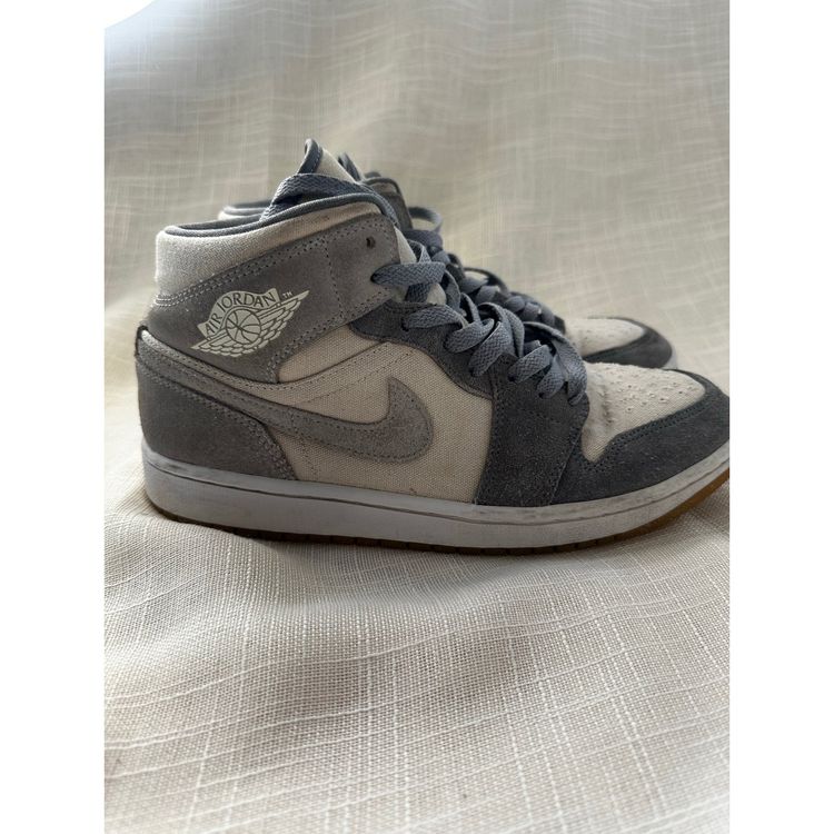 Sneakers Air Jordan 1 Mid SE "Canvas / Grey" / Nike Air Jordan 1 Mid SE Sail Grey / Air Jordan 1 Mid image 7