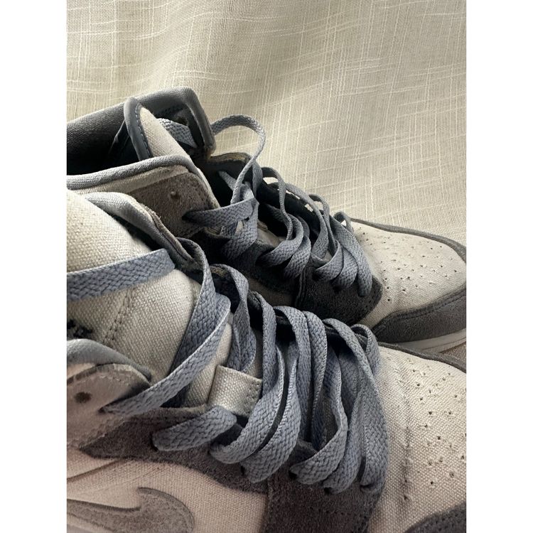 Sneakers Air Jordan 1 Mid SE "Canvas / Grey" / Nike Air Jordan 1 Mid SE Sail Grey / Air Jordan 1 Mid image 4