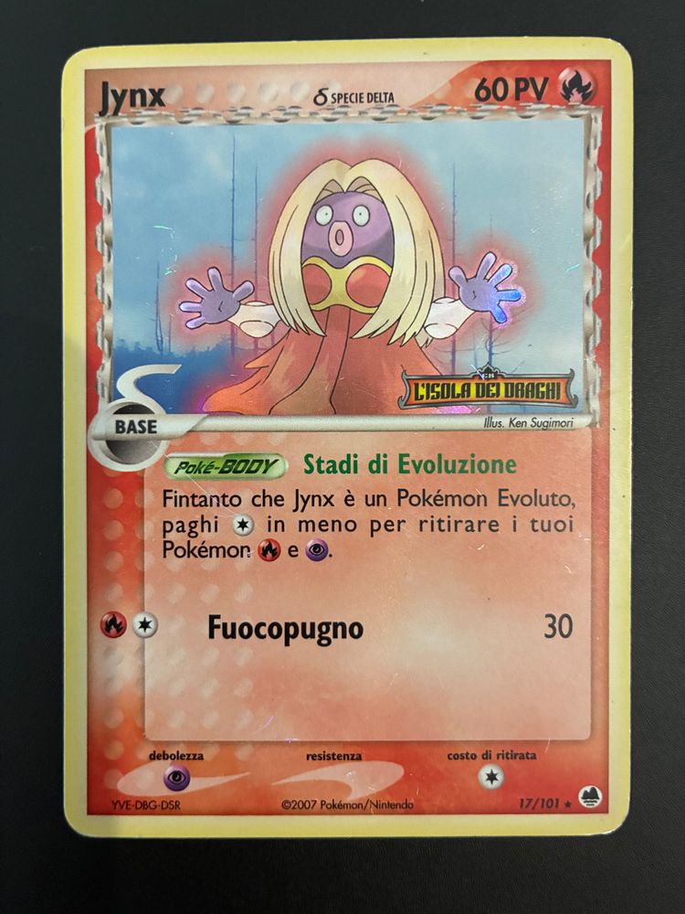 Pokémon Jynx Delta Species REVERSE STAMPED ENG LP/GD Pokémon Card product image