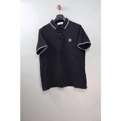 Stone Island Black Slim Fit Polo