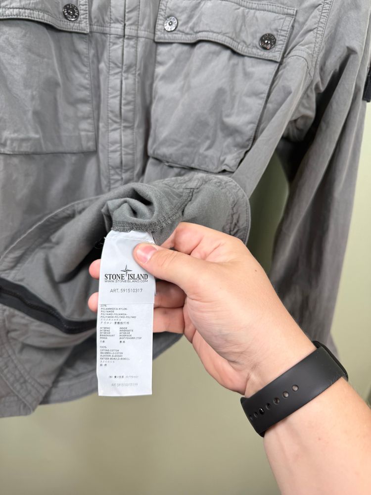 Stone Island Grey Overshirt 5
