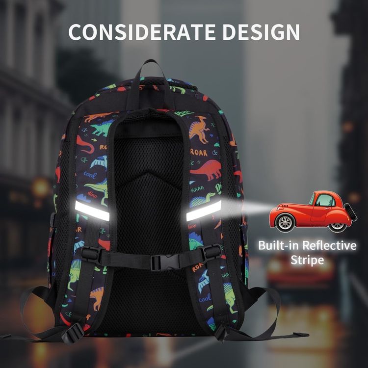 Dinosaur Print Backpack image 2
