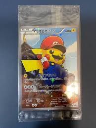 Pokémon Trading Mario pikachu sealed
