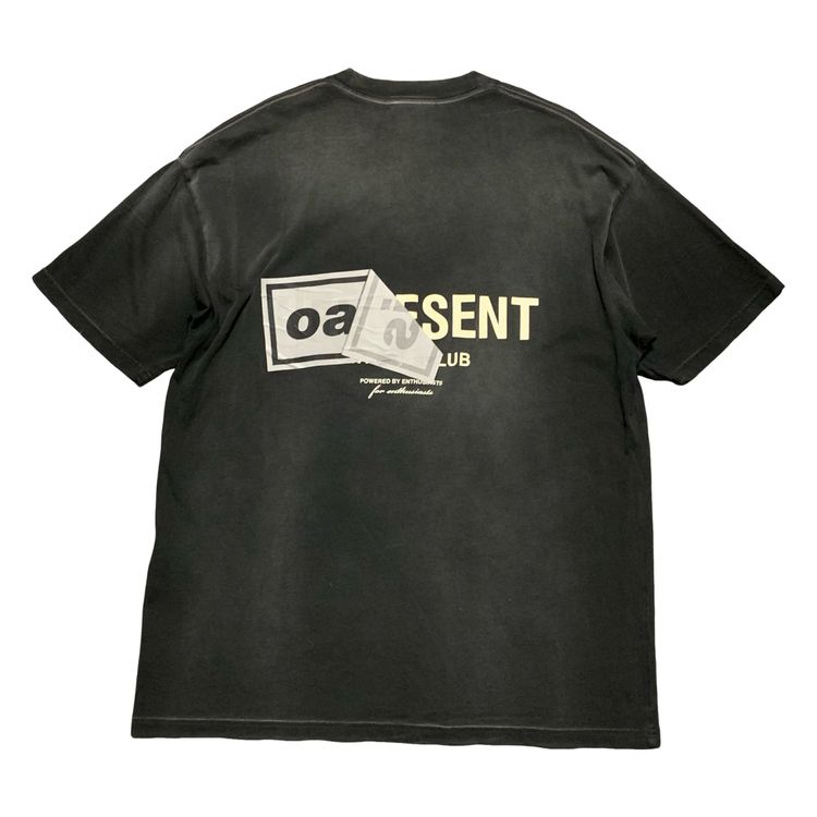 Represent Oasis Medium Owners Club Stained Black Tee