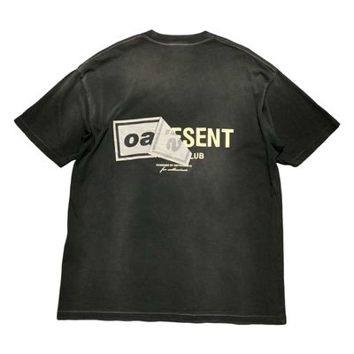Represent Oasis Medium Owners Club Stained Black Tee