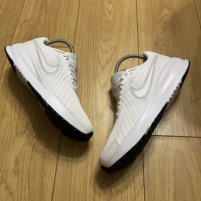 BNWB Nike Run Defy Road Running Trainers Shoes ‘Pure Platinum’, UK11.5, White