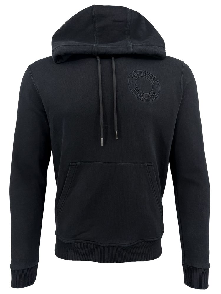 Burberry Embroidered Logo Hoodie - Black (454839233)