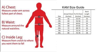 KAM Mens Big Size Plain T-Shirt 6