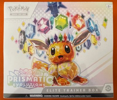 Pokémon Scarlet & Violet Prismatic Evolutions Elite Trainer Box