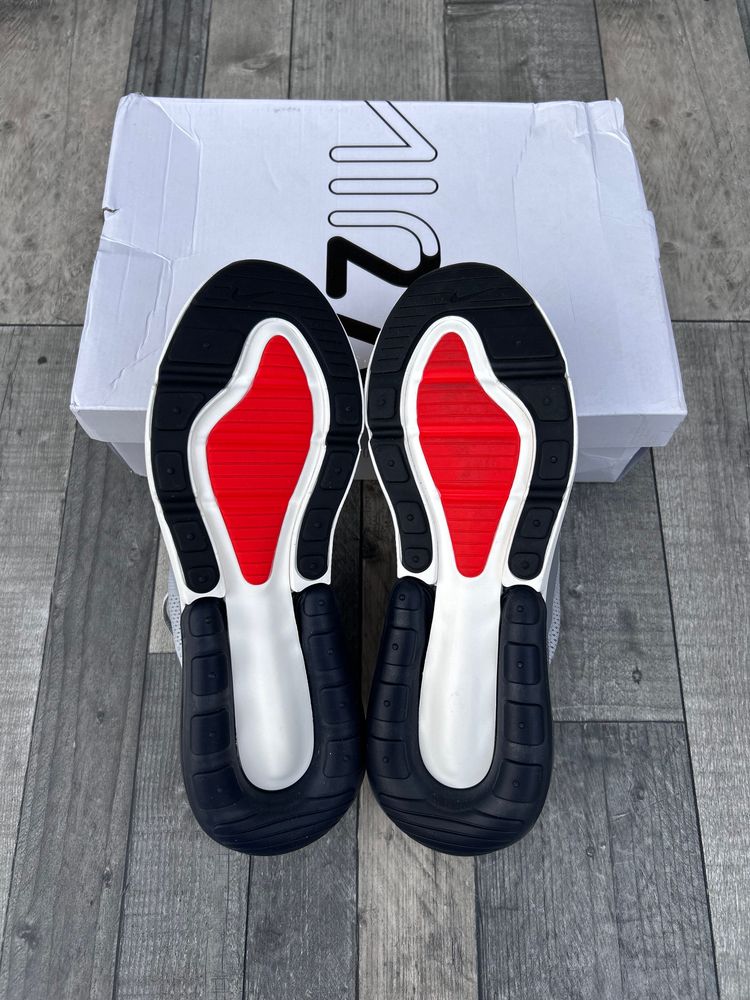 Nike Air Max 270 Trainers ‘Grey Fog Team Orange’ - Size UK 9.5  10