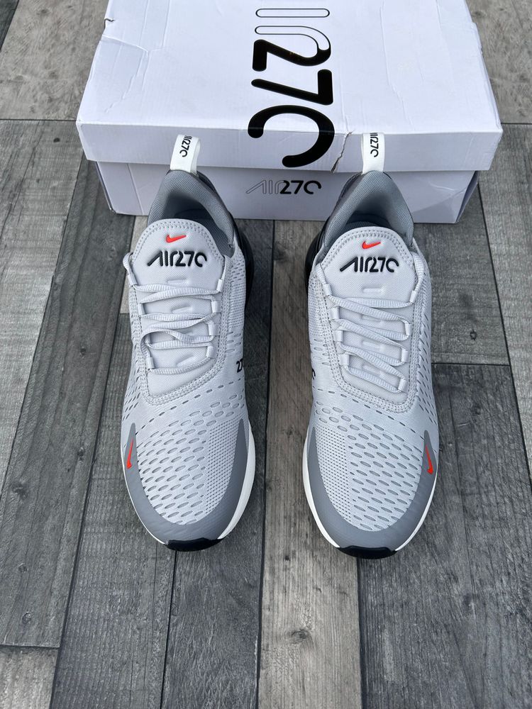 Nike Air Max 270 Trainers ‘Grey Fog Team Orange’ - Size UK 9.5  5