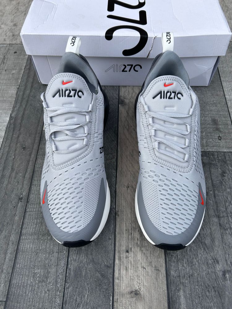Nike Air Max 270 Trainers ‘Grey Fog Team Orange’ - Size UK 9.5  6