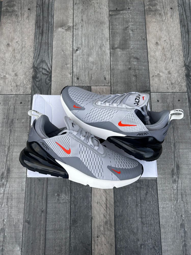 Nike Air Max 270 Trainers ‘Grey Fog Team Orange’ - Size UK 9.5  8