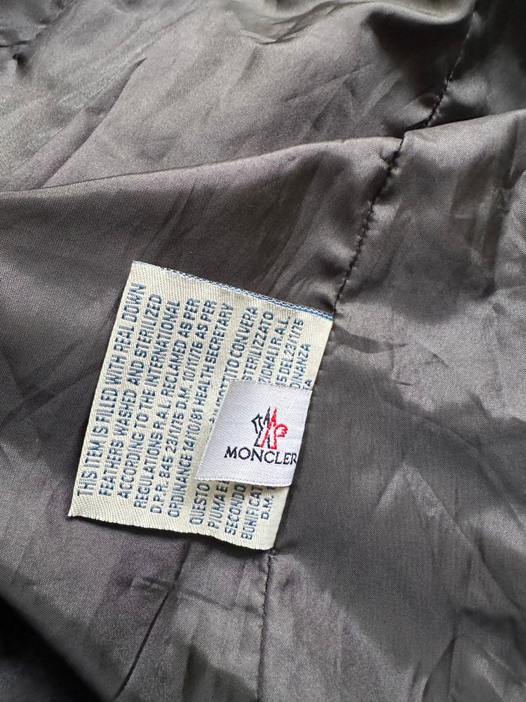 Moncler Woman Black Padded Long Coat (L/XL) imagen 6