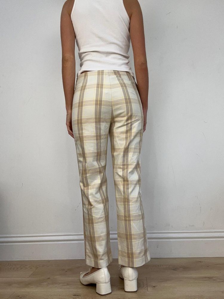 vintage edit fourteen | medium yellow two tone pimkie checkered trousers image 5