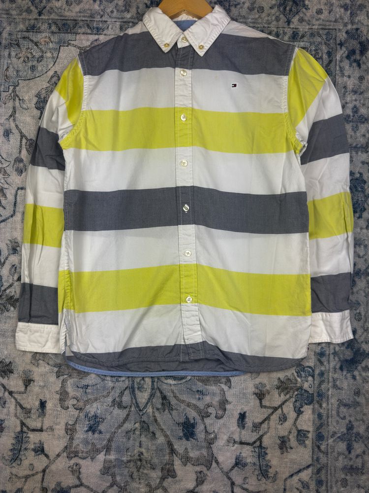 Tommy Hilfiger Striped Button-Up Shirt