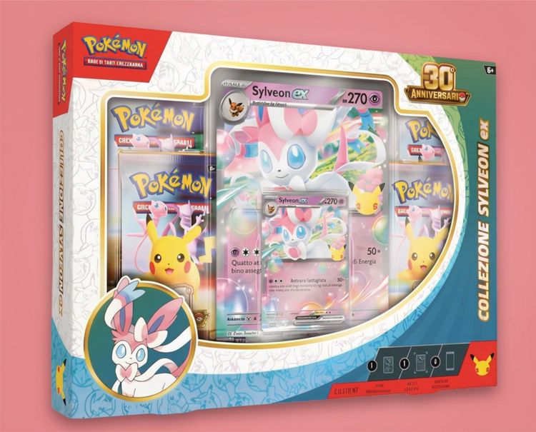 Pokémon Collezione Sylveon Ex 30esimo Anniversario - ITA image 1