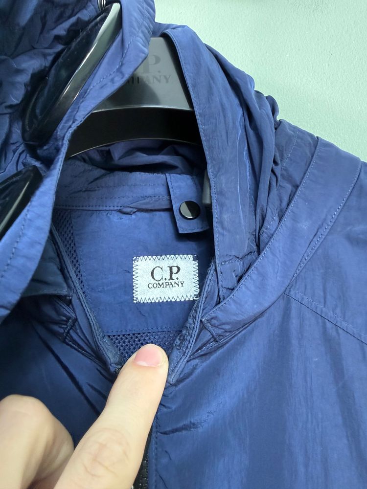 C.P. Company Navy Chrome Goggle Jacket imagen 3