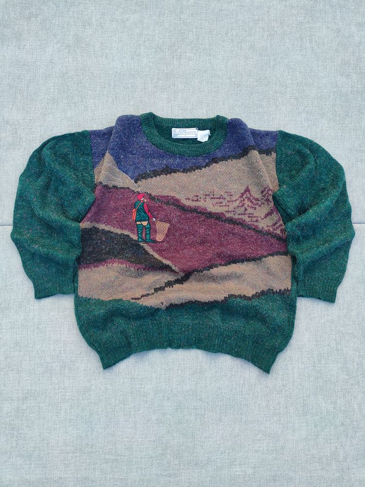 Other Maglione Functionals vintage - Paesaggio pesca product image