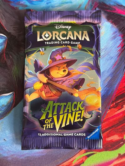 Disney Lorcana Trading Card Game Attack Of The Vine Booster Pack