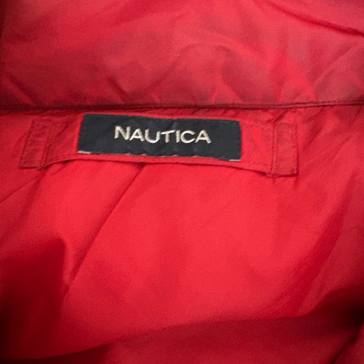 Nautica Black And Grey Jacket With Red Lining image 3