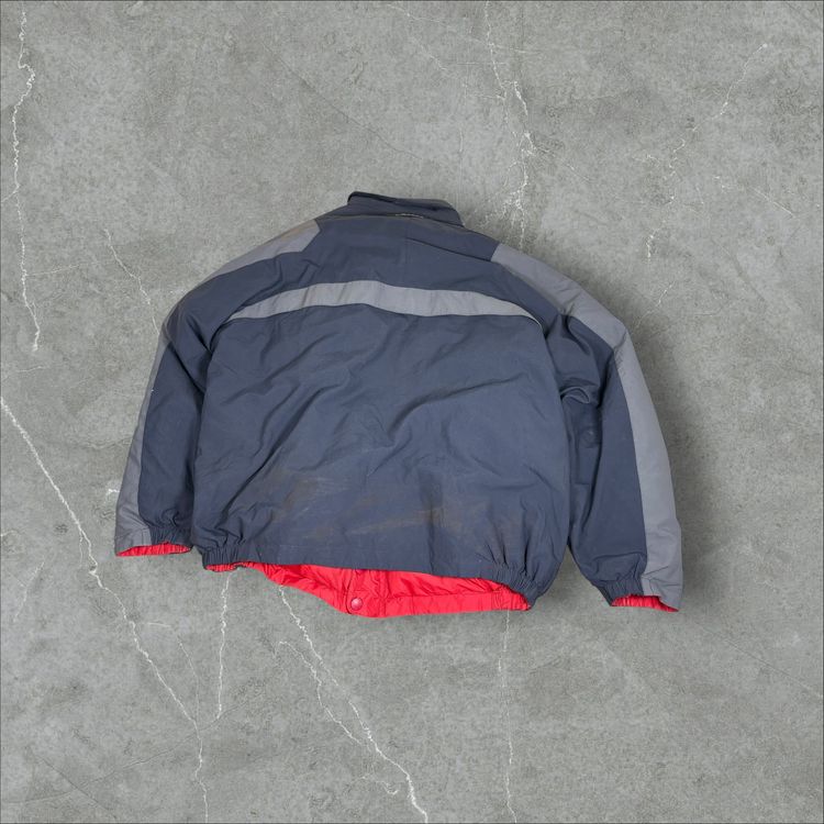 Nautica Black And Grey Jacket With Red Lining