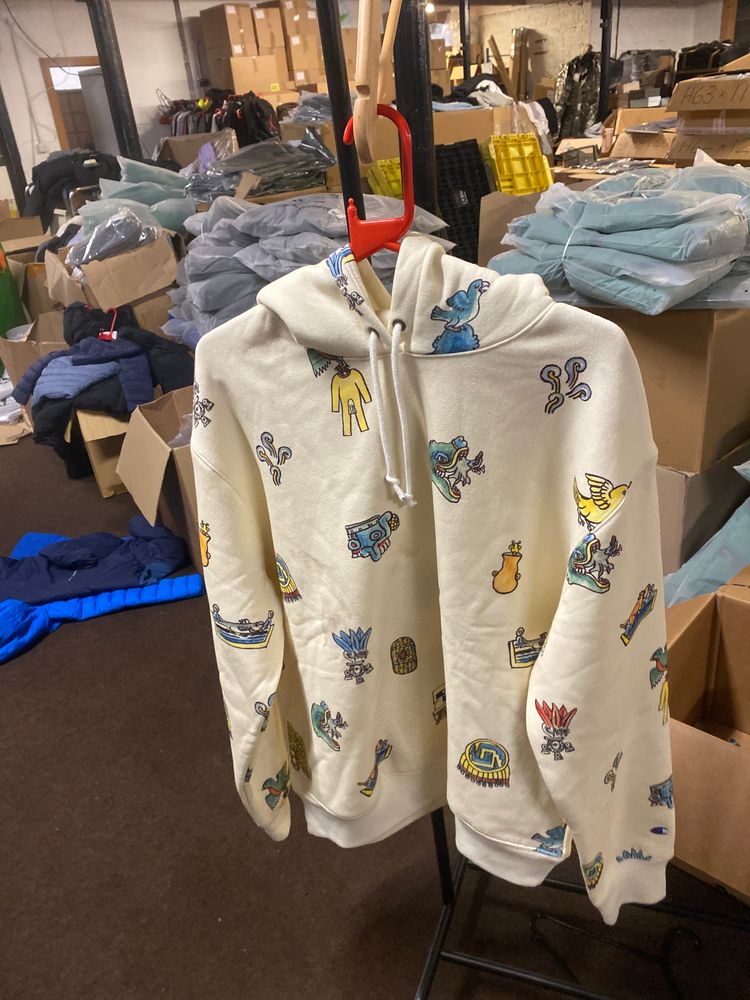 Champion x Angelo baque washed hoodie - £145RRP 