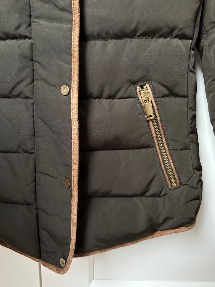 Zimowa kurtka zara puchowa ocieplana ciepła | Zara Basic women's padded jacket 7