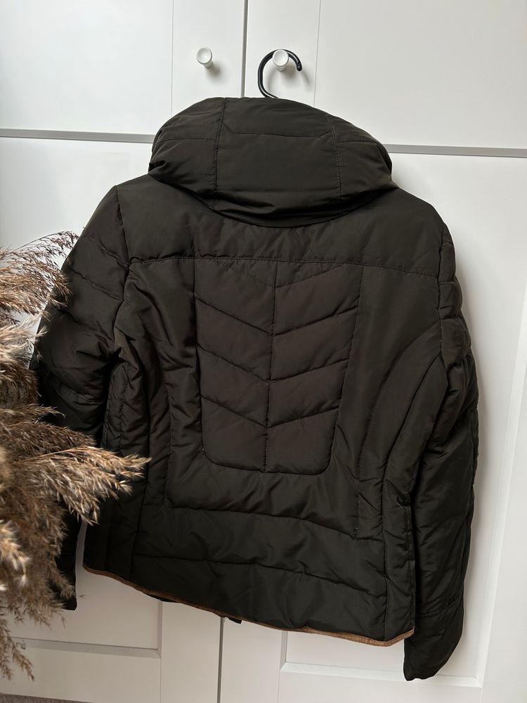 Zimowa kurtka zara puchowa ocieplana ciepła | Zara Basic women's padded jacket 8