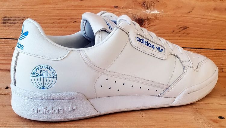 Adidas Continental 80 World Famous Leather Trainers UK9/US9.5/EU43 FV3743 White image 3