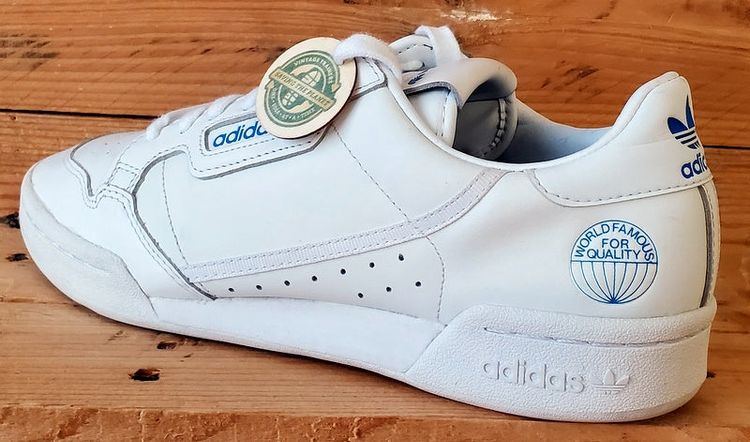 Adidas Continental 80 World Famous Leather Trainers UK9/US9.5/EU43 FV3743 White image 13