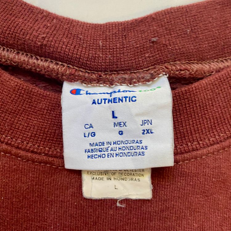 Immagine di Champion Authentic Burgundy Crewneck L 5