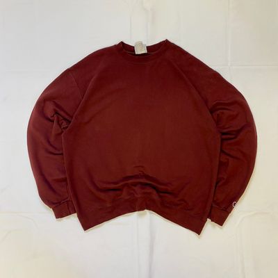 Champion Authentic Burgundy Crewneck L