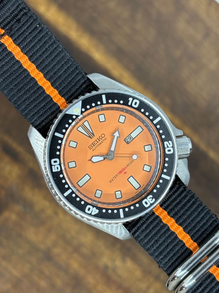 Seiko Automatic Diver – Orange Dial