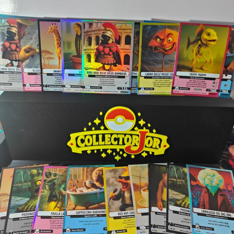 100x  Collector Jor Collectible Cards Brainrot Allucinazione Cosmica