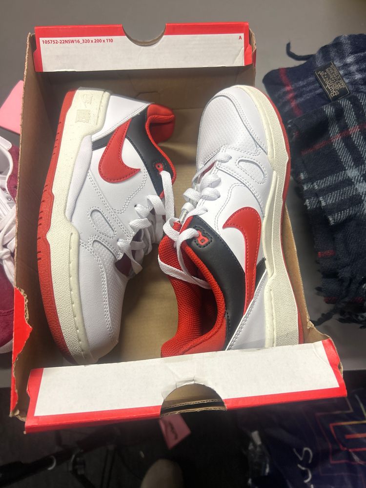 Nike UK 8 - Nike full force white red new  product image
