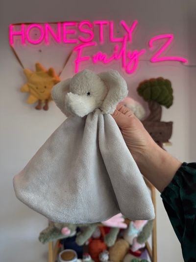 Little Jellycat Grey Elephant Comforter (£15)