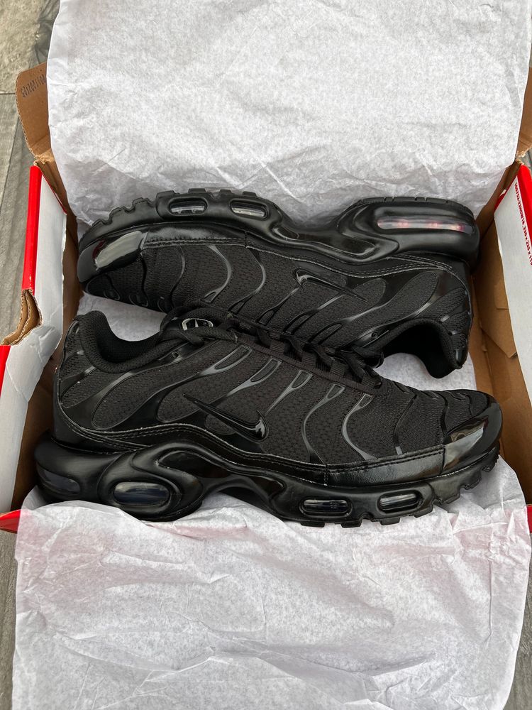 Nike Air Max Plus TN Trainers - ‘Triple Black’ - Size UK 8  image 1