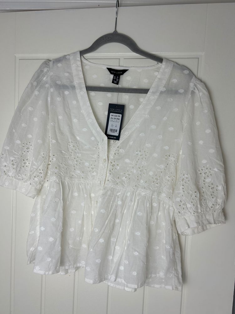 New Look white blouse