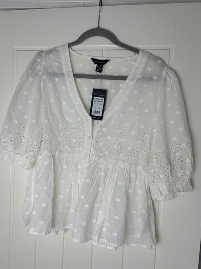 New Look white blouse
