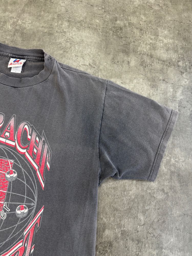 Black Graphic T-Shirt faded eithracht feankfurt  image 6