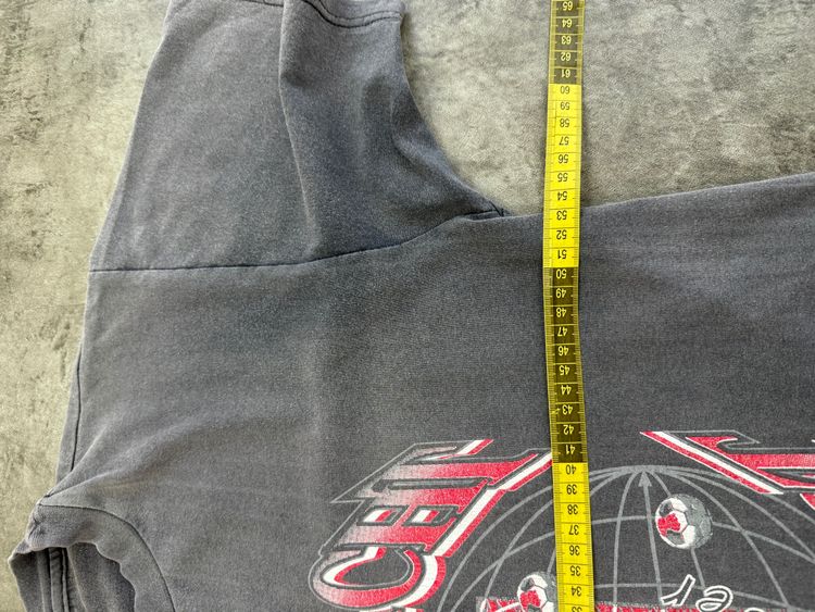 Black Graphic T-Shirt faded eithracht feankfurt  image 5