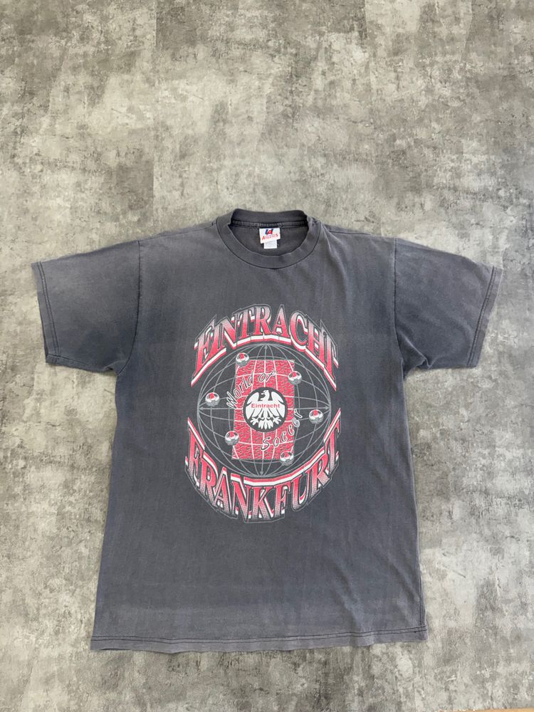 Black Graphic T-Shirt faded eithracht feankfurt