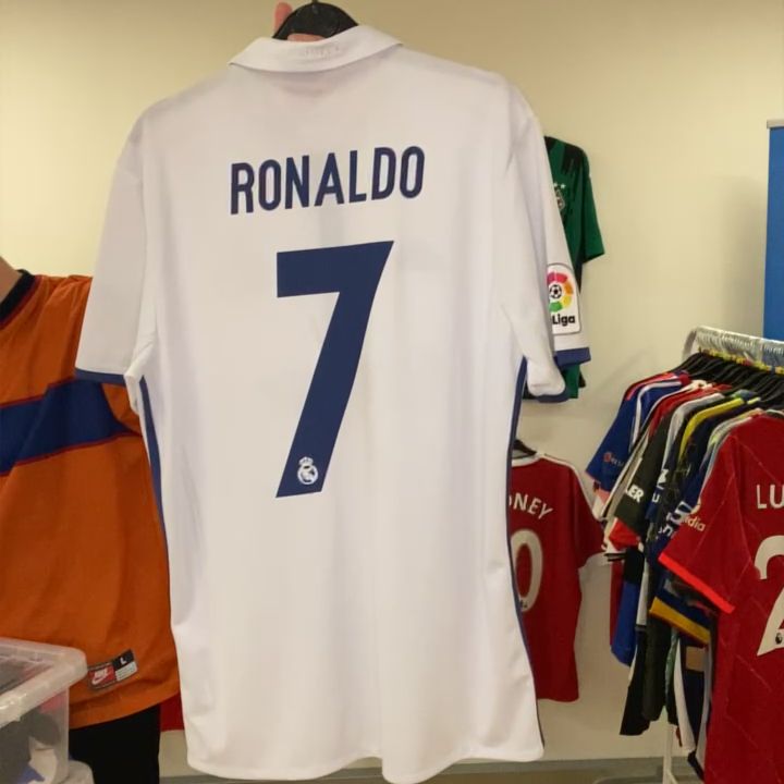 Adidas 2016 2017 REAL MADRID HOME SHIRT ADIDAS RONALDO 7 MEDIUM product image