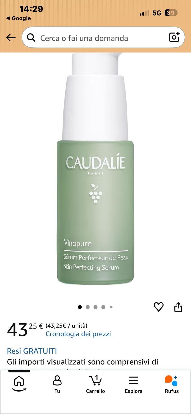 Caudalie Caudalie Vinopure Skin Perfecting Serum product image